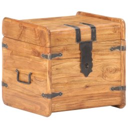 Cufar, 40x40x40 cm, lemn masiv de acacia GartenMobel Dekor
