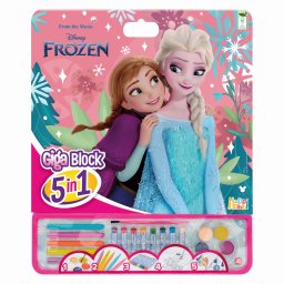 Set de pictura Frozen 5 in 1 Giga Block pentru copii 3+