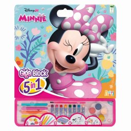 Set creativ de desen Minnie Disney Giga Block 5 in 1 pentru copii