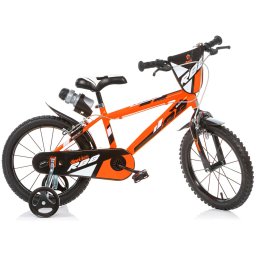 Bicicleta pentru copii Dino Bikes R88, 14 inch, portocalie