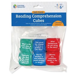 Cuburi educationale pentru intelegerea textului in limba engleza, 6 piese