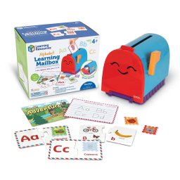 Joc educativ pentru învatarea alfabetului cu cutie postala interactiva
