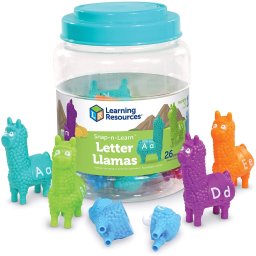 Joc educativ Lame cu litere mari si mici, 26 piese, 18 luni+