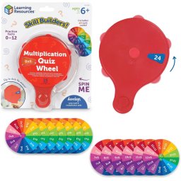 Set educativ cu roata pentru tabla înmultirii 0-12, Learning Resources