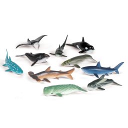 Set de sortat cu animale marine, 50 piese educative pentru copii