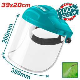 Masca cu viziera de protectie TOTAL 39x20 cm, reglabila