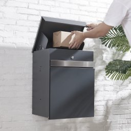 Cutie postala cu compartiment pentru colete Sønderborg antracit