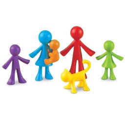 Set educativ pentru sortare si numarare Familia mea, 72 piese