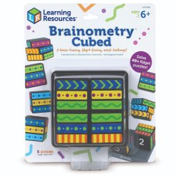 Joc de logica Brainometry Cubed cu 42 provocari pentru copii 6+