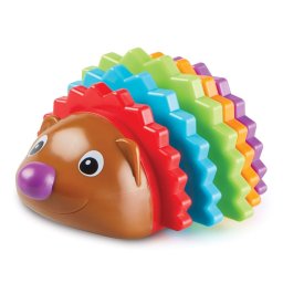 Piramida curcubeu Ariciul Spike, jucarie educativa de stivuire 18 luni+