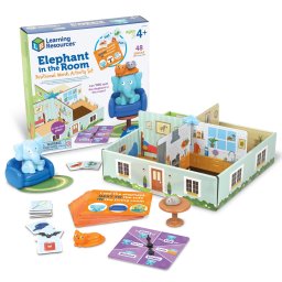 Set educativ pentru relatii spatiale Elefantul din camera, 4+ ani