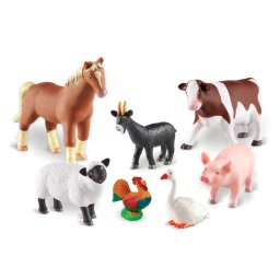 Joc de rol cu animale de la ferma, 7 figurine realistice
