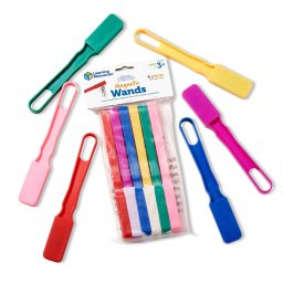 Baghete magnetice pentru experimente STEM, set 6 bucati colorate