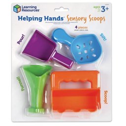 Set lopatele senzoriale pentru joaca tactila, 4 piese, 3 ani+