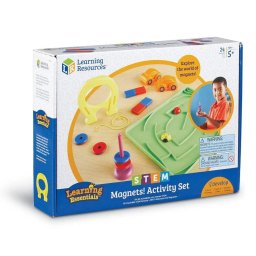 Set STEM cu magneti pentru experimente educative, 24 piese