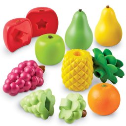 Joc educativ de potrivire cu fructe colorate pentru copii 2-6 ani