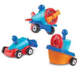 Joc de construit pentru copii 3 vehicule cu surubelnita, 2-6 ani