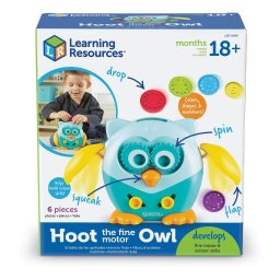 Joc interactiv Bufnita cea isteata pentru motricitate fina 18 luni+