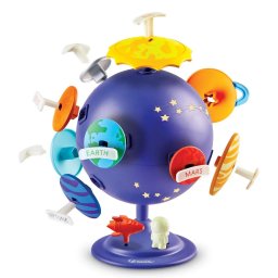 Glob educativ 3D Sistemul Solar pentru copii, cu planete detasabile