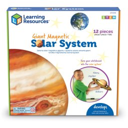 Sistem solar magnetic educativ pentru copii, 12 piese