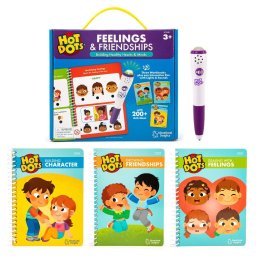 Set interactiv Hot Dots pentru emotii si prietenii, 3 ani+