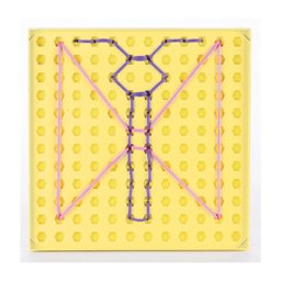 Set creativ de desenat cu sireturi pentru motricitate fina, 4-7 ani