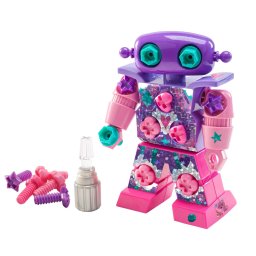 Jucarie STEM Robotel Sparklebot cu suruburi si autocolante