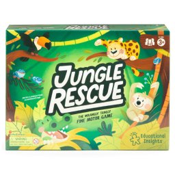 Joc educativ de motricitate fina Salveaza animalutele din jungla