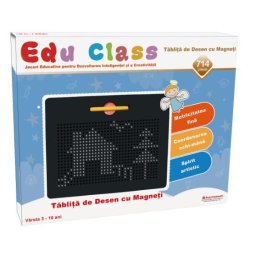 Tablita de desen magnetica pentru copii, 714 piese, cu stilou
