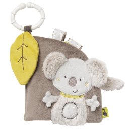 Carticica senzoriala pentru bebelusi Koala Fehn, cu oglinda si inel
