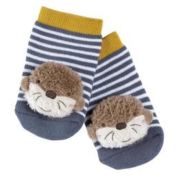 Sosete bebe cu zornaitoare Otter Fehn, 0-12 luni, 12 cm