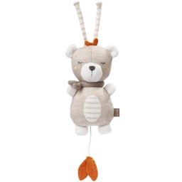 Jucarie muzicala ursulet pentru bebelusi Fehn Natur, 21 cm
