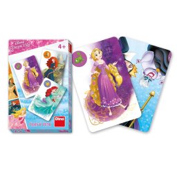 Joc de carti cu printese Disney din basme, 25 carti, 4 ani+