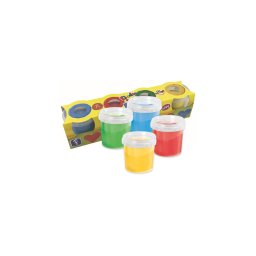 Plastilina de modelaj moale pentru copii, 4 culori x 150 g