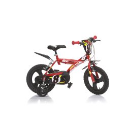 Bicicleta pentru copii Pro Cross 14 inch cu roti ajutatoare, rosu