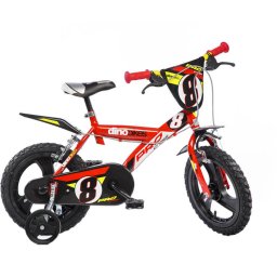 Bicicleta pentru copii Pro Cross 16 inch, cu roti ajutatoare, rosie
