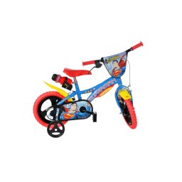 Bicicleta pentru copii 12 inch Superman cu roti ajutatoare detasabile