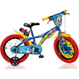 Bicicleta pentru copii 14 inch Sonic cu roti ajutatoare si frane
