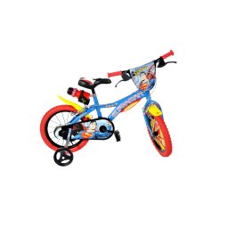 Bicicleta pentru copii 14 inch Superman cu roti ajutatoare