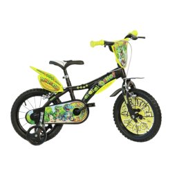 Bicicleta pentru copii 16 inch Dinozaur cu roti ajutatoare