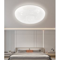 Plafoniera LED Flux alba, 23 cm, 22W, lumina reglabila 3000K/4000K/6000K