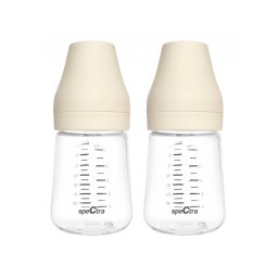 Set 2 biberoane Spectra pentru stocare lapte matern, 160 ml