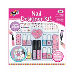 Kit de manichiura pentru copii Galt cu 8 oje si accesorii decorative