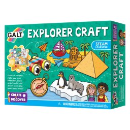 Set creativ educativ Galt Micul explorator cu binoclu si busola, 5+