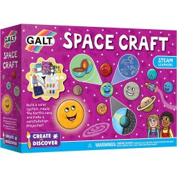 Kit creativ STEAM Galt Spatiul cosmic cu 7 activitati educative pentru copii