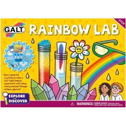 Set de experimente STEM Rainbow Lab pentru copii 5+ cu 12 activitati