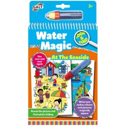 Carte de colorat cu apa reutilizabila La mare, Galt, 3 ani+