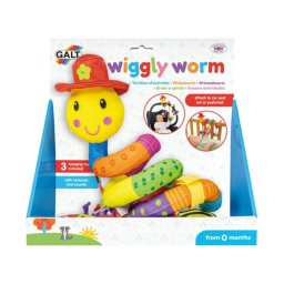 Jucarie spirala pentru patut, carucior si scaun auto Wiggly Worm