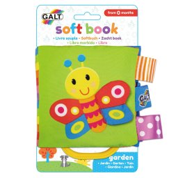 Carticica moale senzoriala pentru bebelusi Garden, 8 pagini