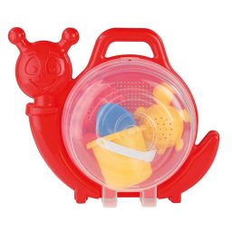 Set jucarii de plaja Melc Dolu cu geanta si accesorii, 6 piese